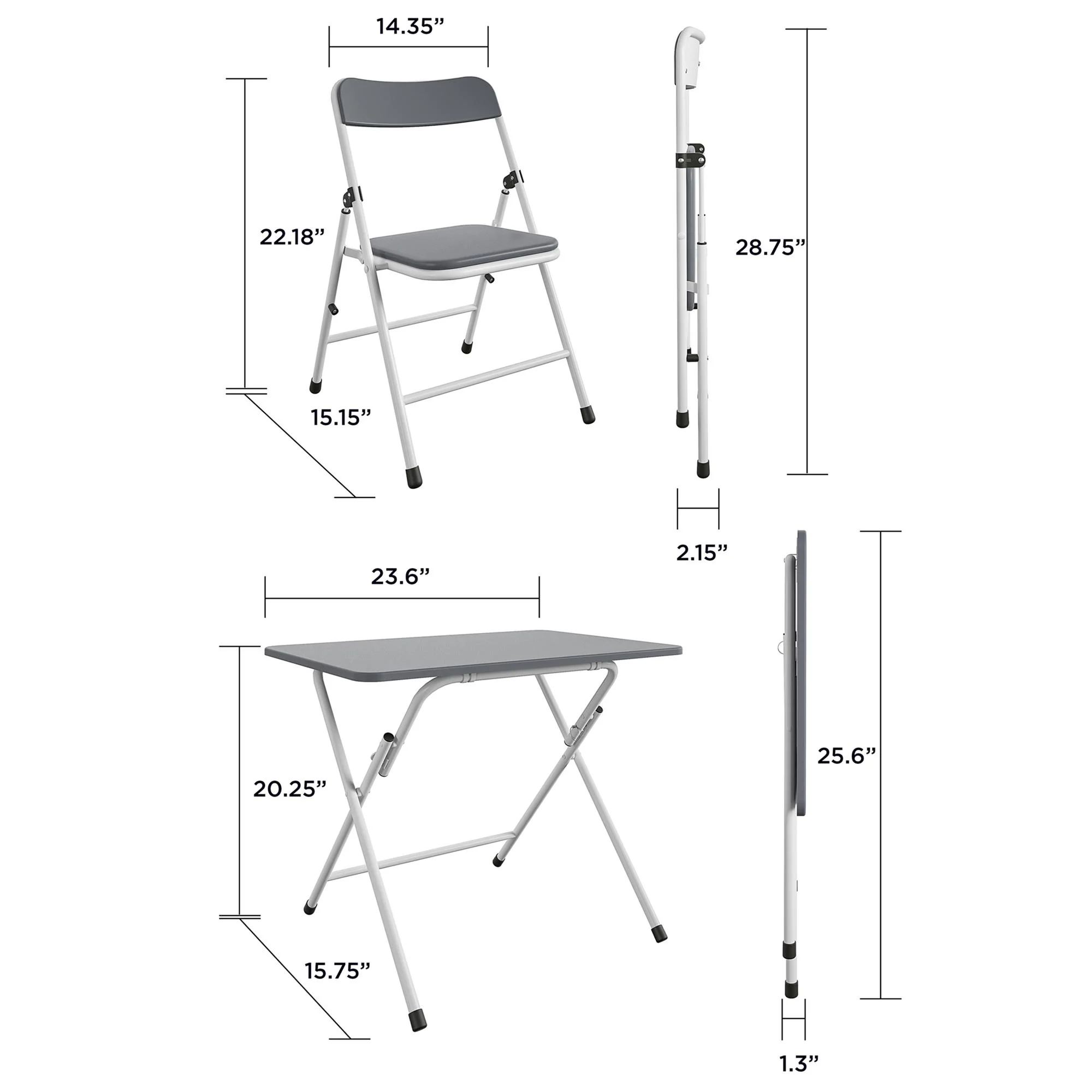2-delige Tafel- en Stoel Activiteitenset voor Kinderen