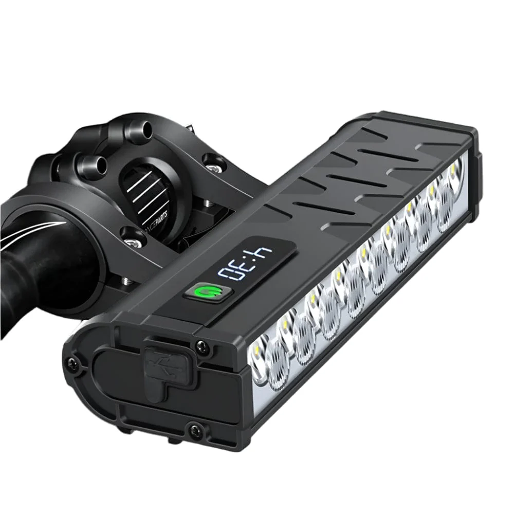 10000 Lumen Bike Light ¨C USB Rechargeable 10000mAh Waterproof
