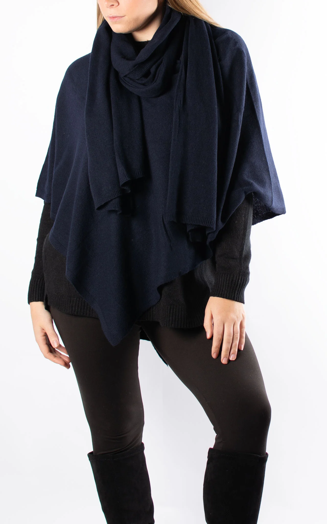 Scarf | Plain | Navy