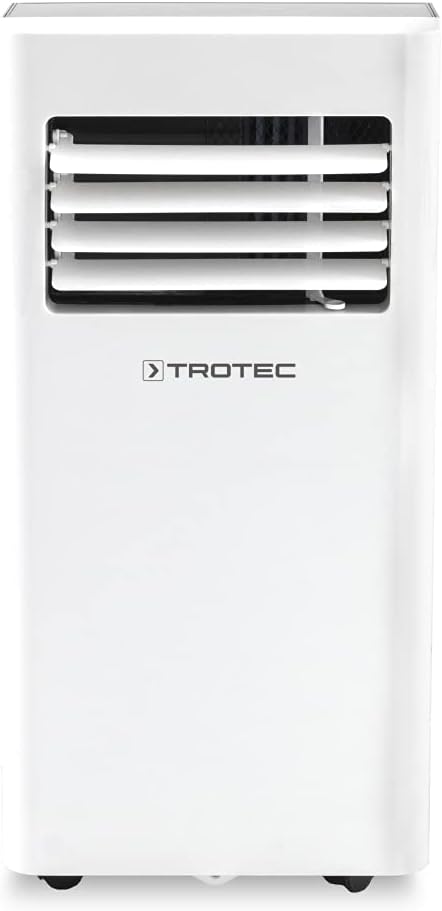 TROTEC PAC 2100 X mobile Klimaanlage 3-in-1 Kühlung, Ventilation, Entfeuchtung Monoblock-Klimagerät 2 kW 7.000 BTU/h für Raumgrößen bis 26 m² und 65 m³ 2 Ventilationsstufen