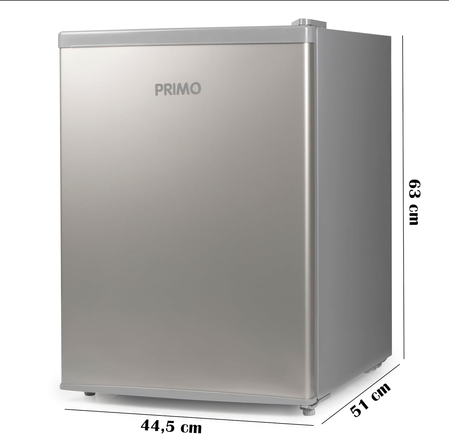 PRIMO PR154FR Réfrigérateur Table Top - 66L - E - Autonome - Argent