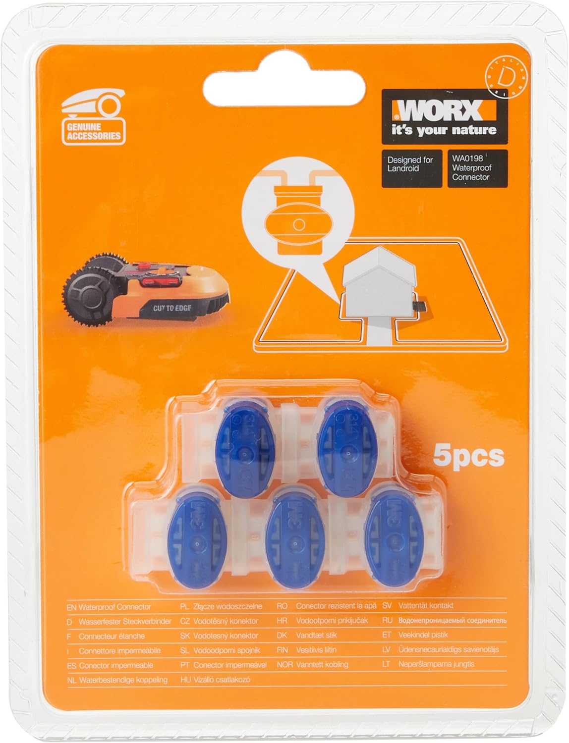 WORX WA0810 Garage für Mhroboter – Klappbare berdachung für alle Landroid S, M und L Modelle (nicht für VISION) - Schutz vor Wind, Laub, Niederschlag & Sonneneinstrahlung - einfacher Aufbau