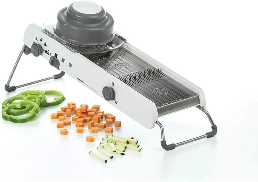 Progressive Multi-Blade Slicing Mandoline - White/Grey
