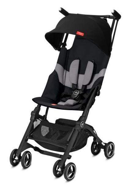 GB Pockit Plus All-Terrain Wandelwagen ?C Fluweelzwart met Regenhoes