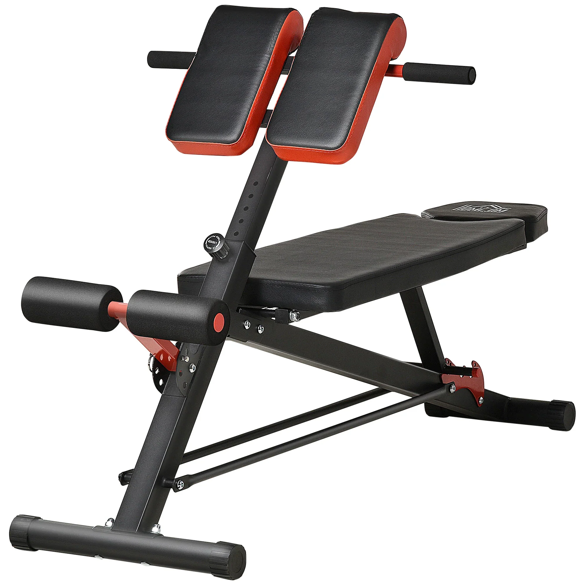 HOMCOM Halterbank verstelbaar multifunctioneel voor full-body training