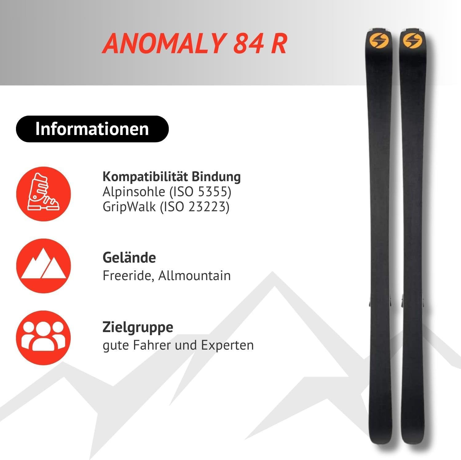 Ski Alpinski Carvingski - Blizzard Anomaly R - Freeride Rocker - inkl. Bindung TPC 10 Demo Z3-10 - für Gute Fahrer und Experten - Freeski Allmountainski für Piste und Gelände