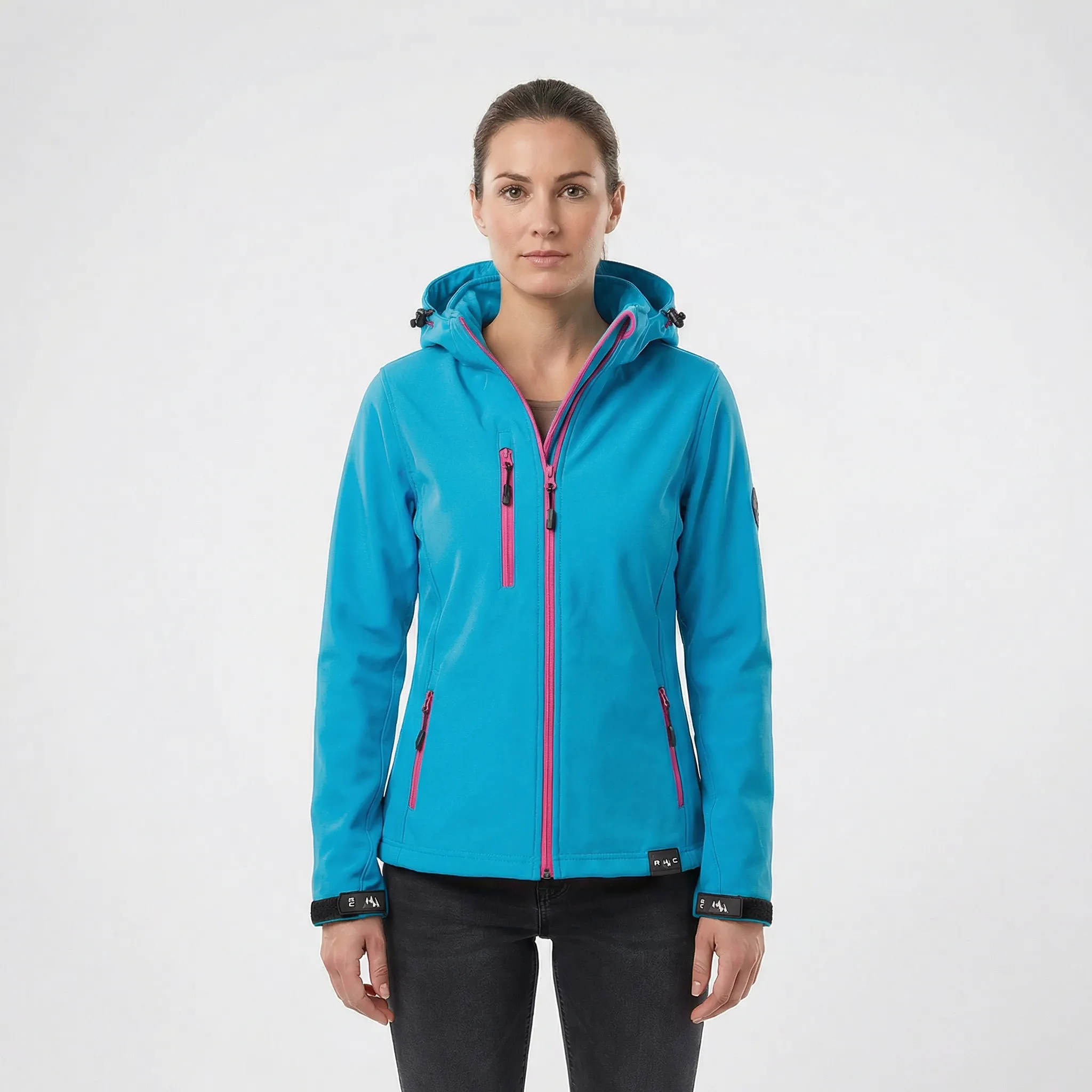Damen Softshelljacke Mit Kapuze