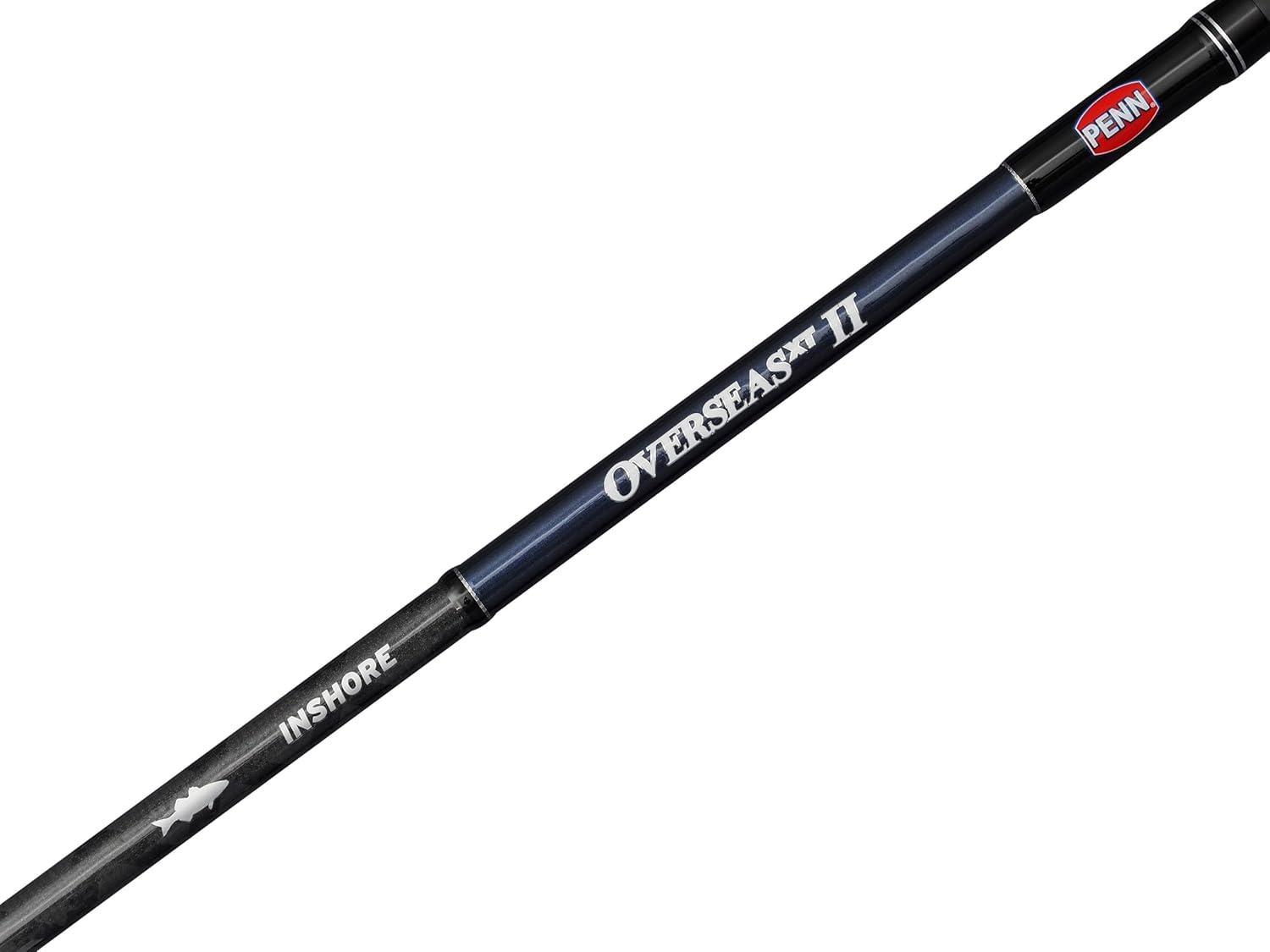 Penn Overseas XT II Inshore-Angelrute | Salzwasser-Spinnrute für Wolfsbarsch, Blaufisch und Küstenräuber | Leichter Carbon-Rohling | Mehrere Größen