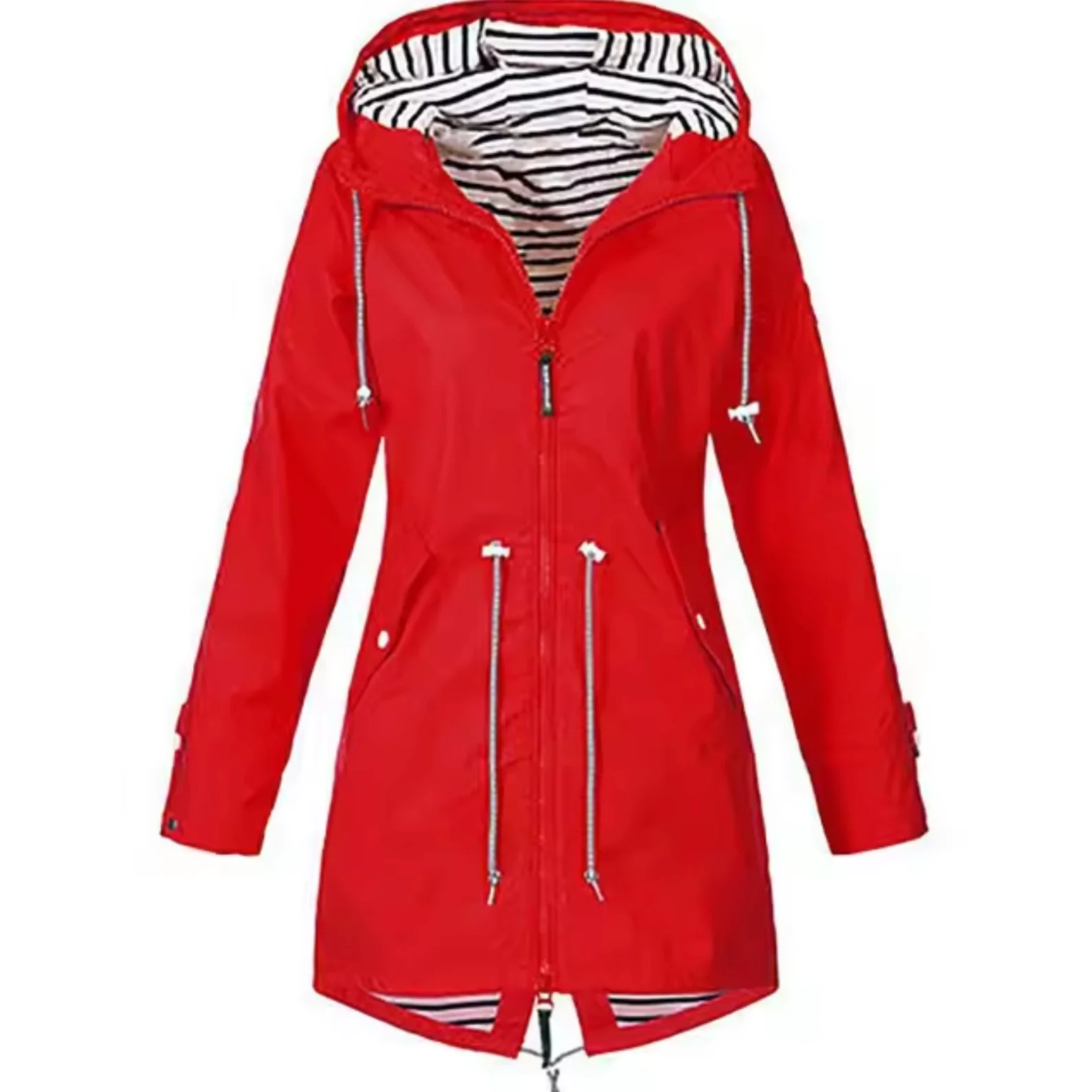 Wasserdichter Regenmantel mit Kapuze �C Leicht & Unisex