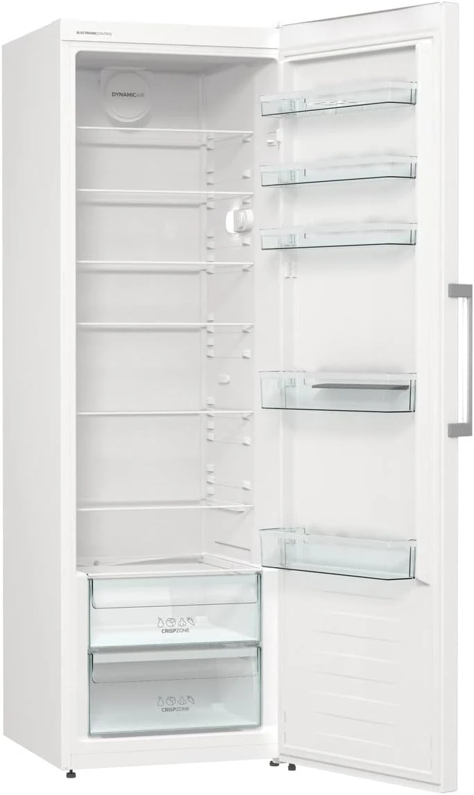 Gorenje R 619 DAXL6 Koelkast/AdaptTech/FreshZone/Snelkoelfunctie/Ventilatiekoelsysteem/LED Display/398l/185cm/EEK D/Roestvrij staal