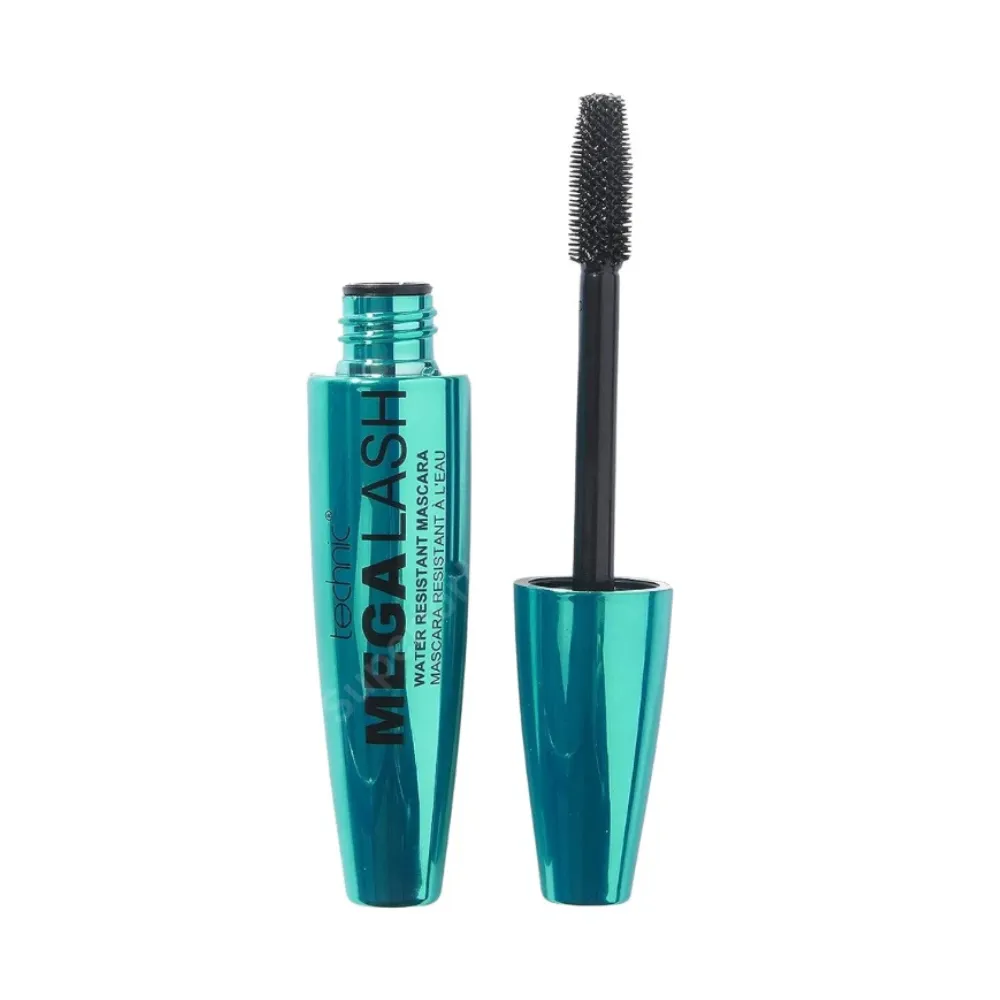 Technic Black Waterproof Mascara Mega Lash Long Lasting Volumizing 12ml