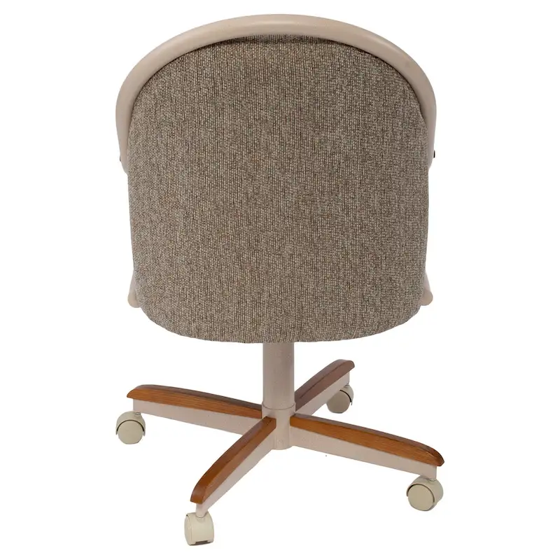 Casual Dining Cushion Swivel-and-Tilt Rolling Caster Chair