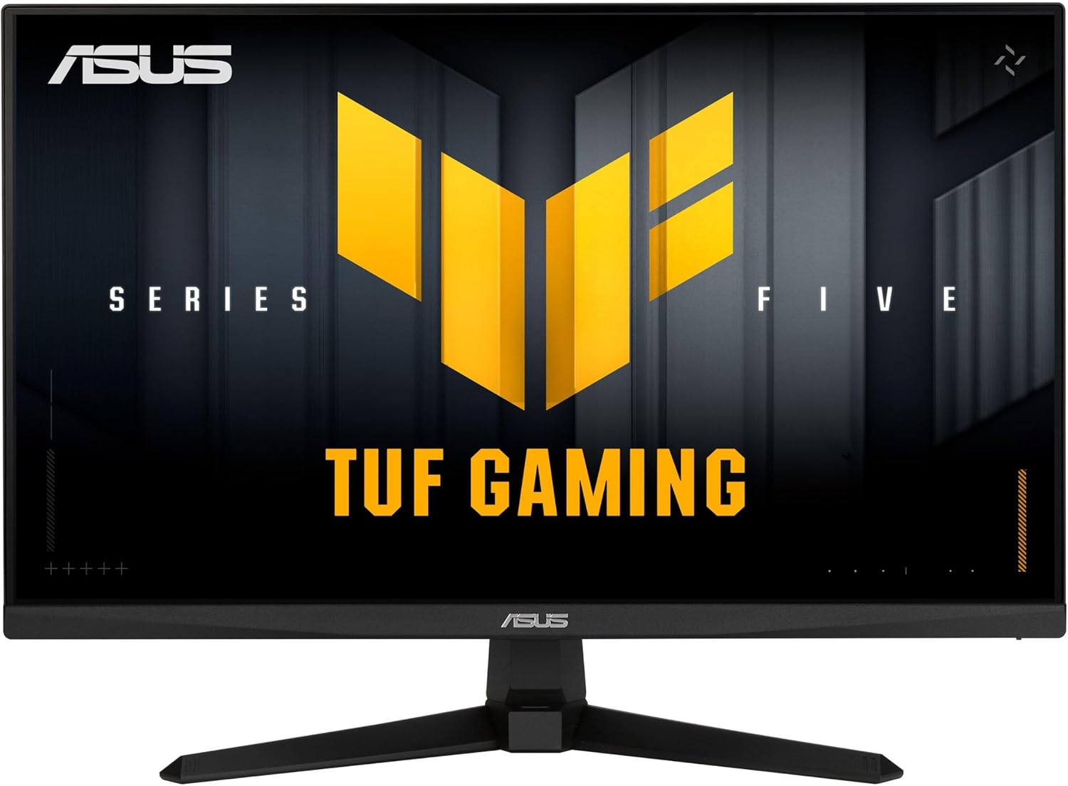 ASUS TUF Gaming Series 5 24�� 1080P Gaming Monitor (VG249QM5A) - Full HD, Fast-IPS, 240Hz, 0.3ms, G-SYNC Compatible, FreeSync Premium, Extreme Low Motion Blur Sync, 99% sRGB, Gaming AI, 3 yr Warranty