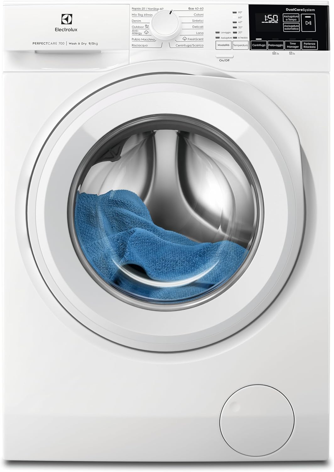 Electrolux EW7W295W PerfectCare 700 pralko-suszarka Od przodu 9.0 kg 1351 rpm D