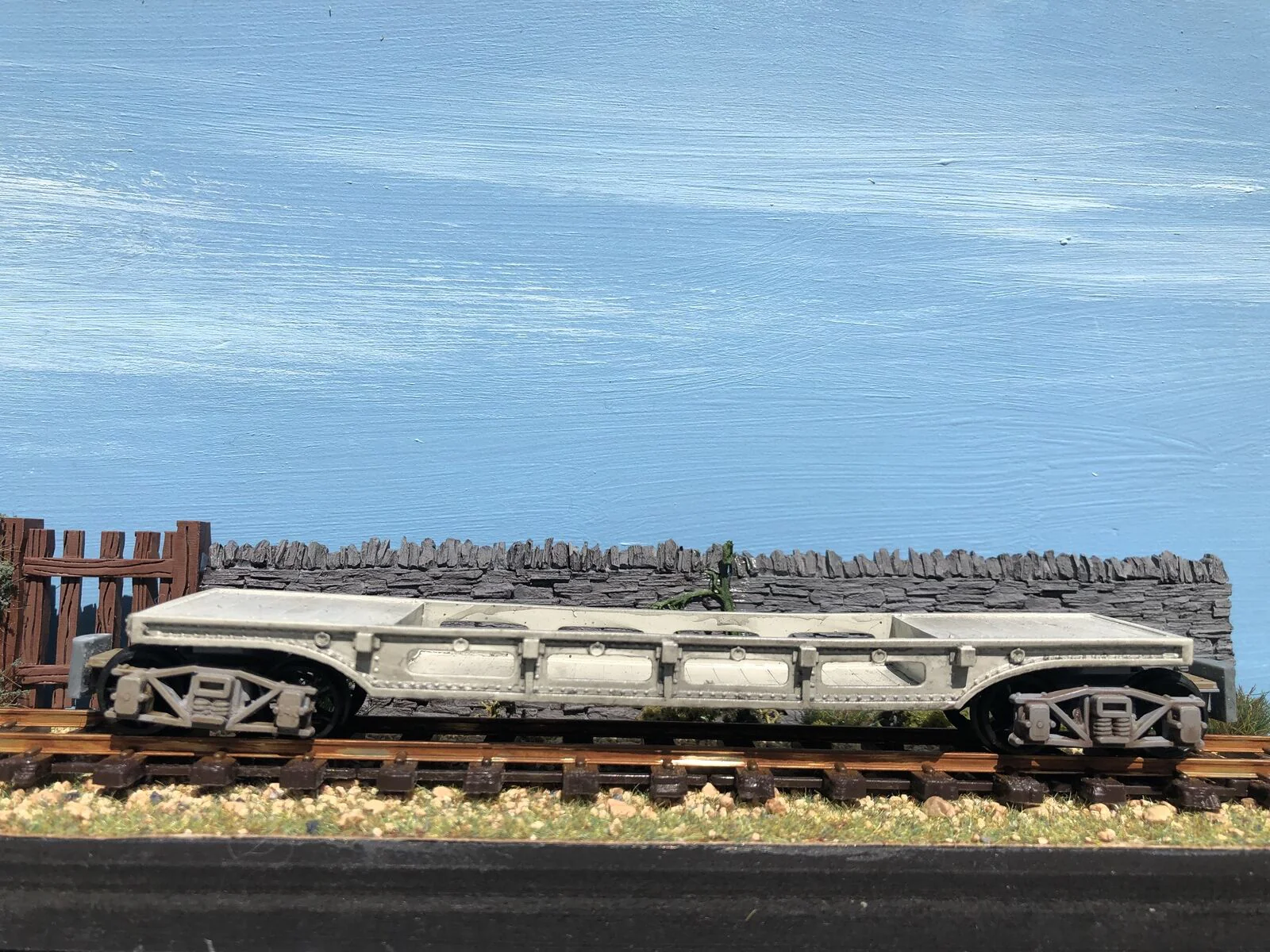 Gn15 Narrow Gauge Pechot wagon - comes with bogie wheels and NEM pockets