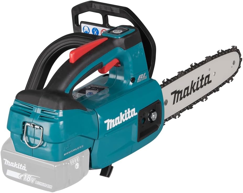 DUC 254 Z 18 V Brushless Akku Kettensäge 25 cm Solo - ohne Akku und Ladegerät, Blau, Silber