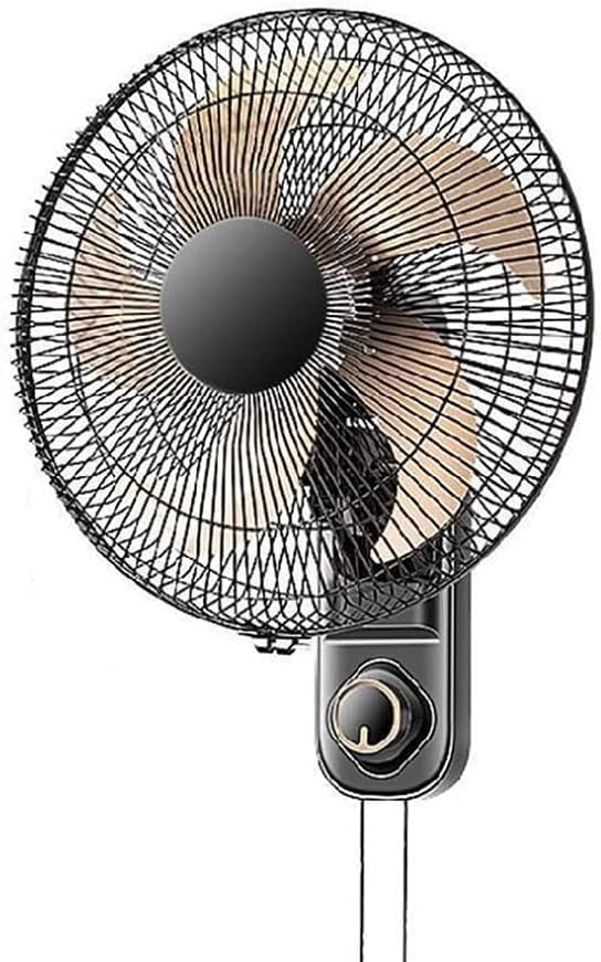 Wandventilator, 45 cm (18 Zoll) Wandventilator, Elektrischer Wandventilator, D-Bi-Fan, DREI Geschwindigkeitsstufen, Beweglicher Weitwinkelkopf, Leistungsstarker Motor