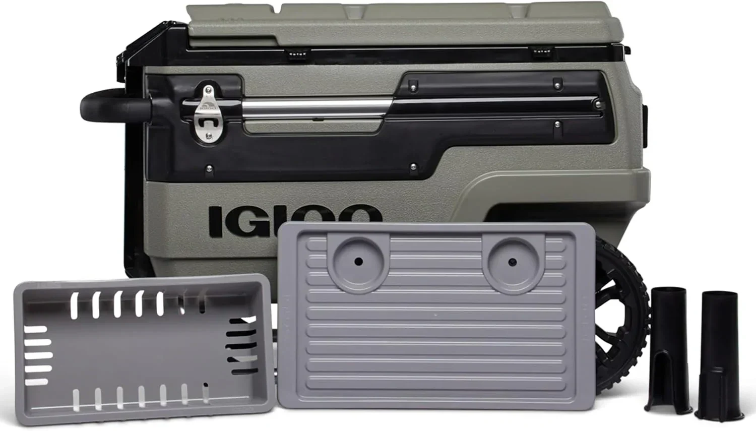 70Qt Wheeled Cooler Insulated Hard Shell Ice Chest