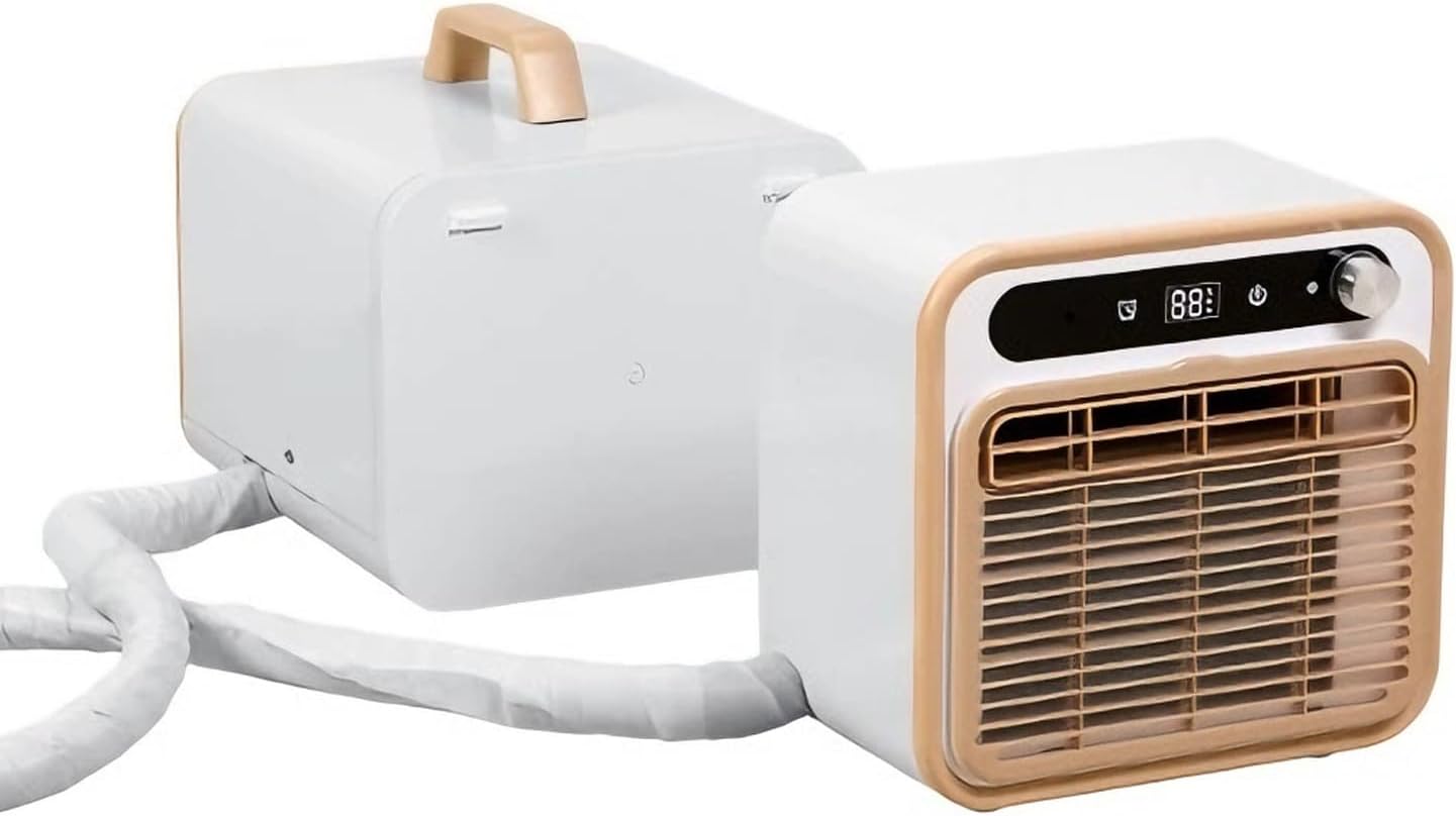 Tragbare Klimaanlage, 5000 BTU Smartes Kühlgerät mit Touch-Steuerung und 12H Timer, ideal für Schlafzimmer, Büro, Wohnmobil, leises Split-Design für Multi-Szenen-Nutzung