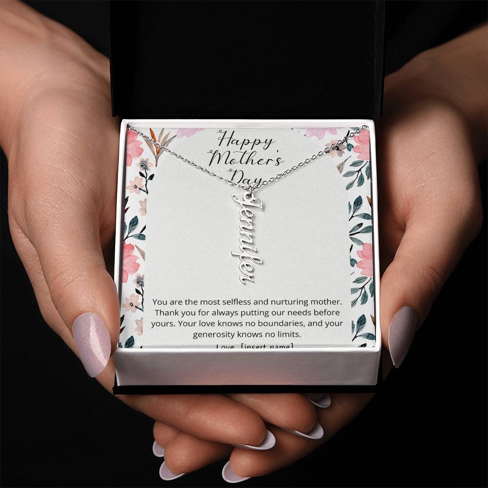 Custom Multi Name Necklace, 18K Gold Plated Name Necklace