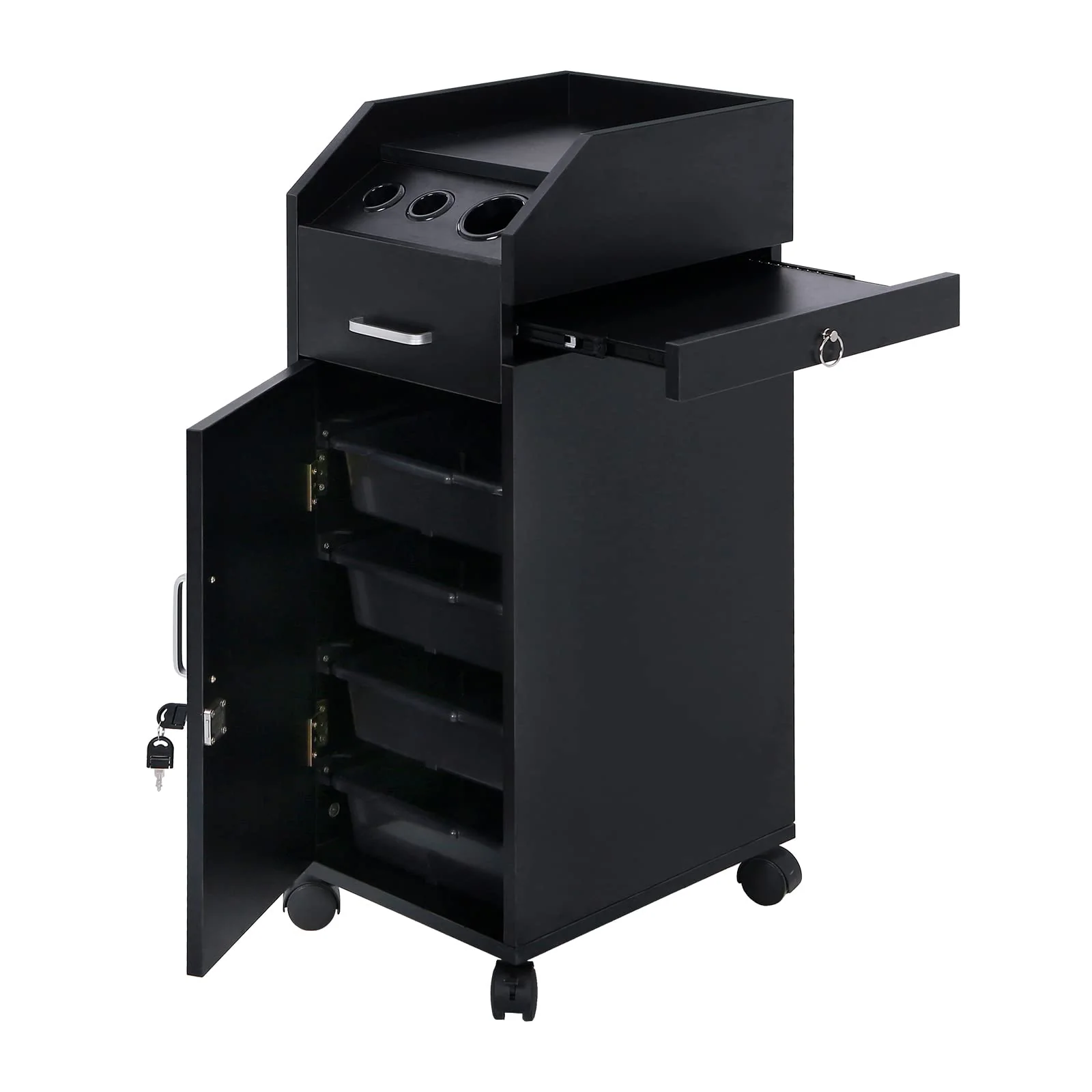 Winado Hair Salon Storage Cart with Wheels