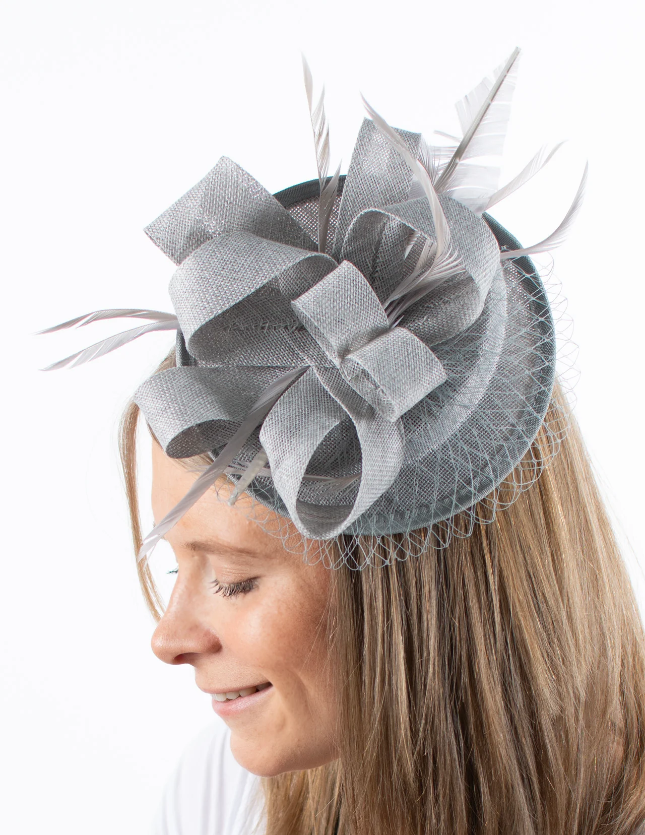 Fascinator | Fancy Hat | Silver