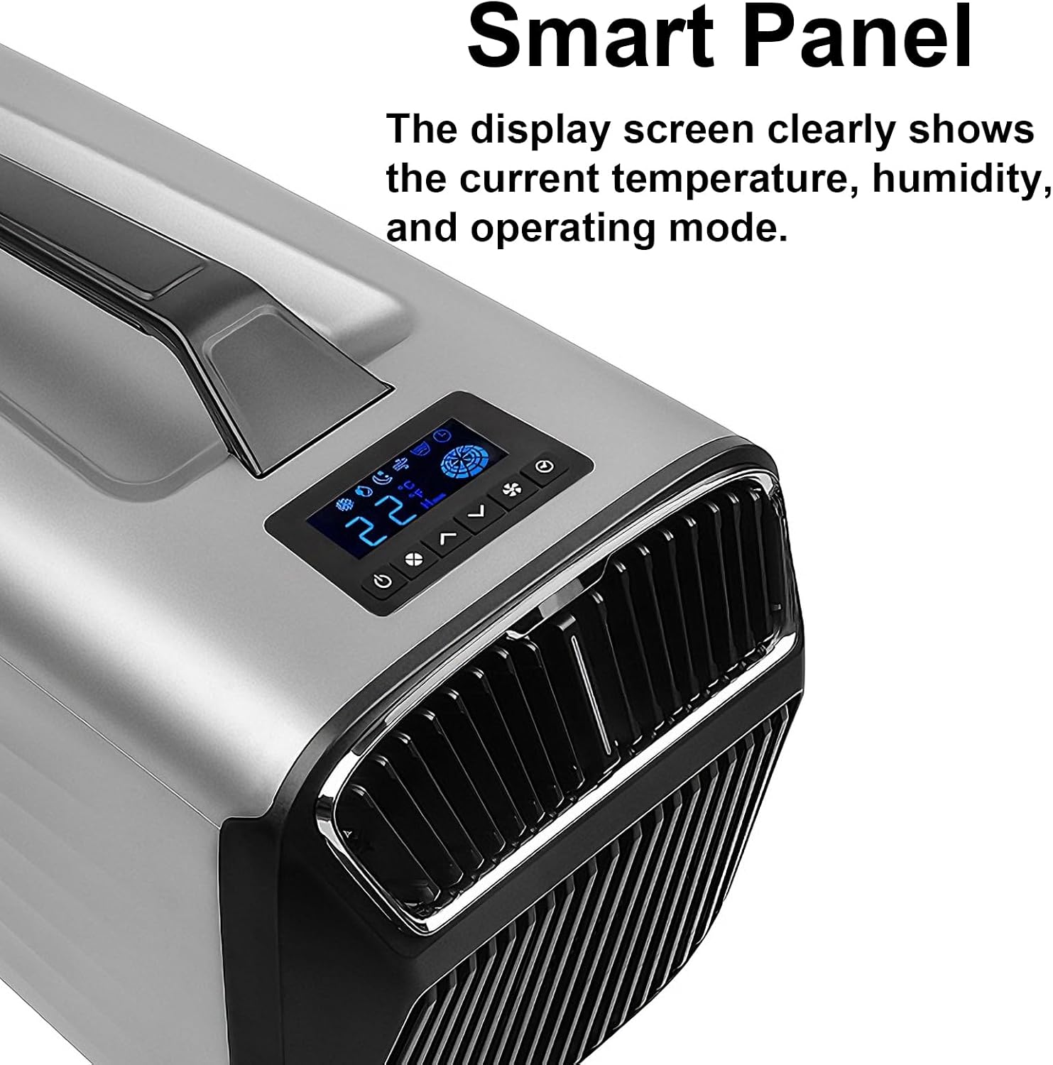 Tragbare Klimaanlage, 5200 BTU Energieeffiziente Einheit mit 24-Stunden-Timer, leiser Betrieb für Schlafzimmer oder Büro Kühlung
