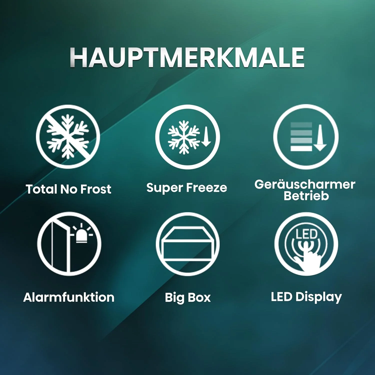 Hisense FV191N4AW2 Vriezer/ TotalNoFrost/ SuperFreeze/ Deuralarm/ Multiflow 360��/ BigBox/ 143,4 cm/ Vriesgedeelte 147 l/ 41 dB/ 205 kWh/Wit