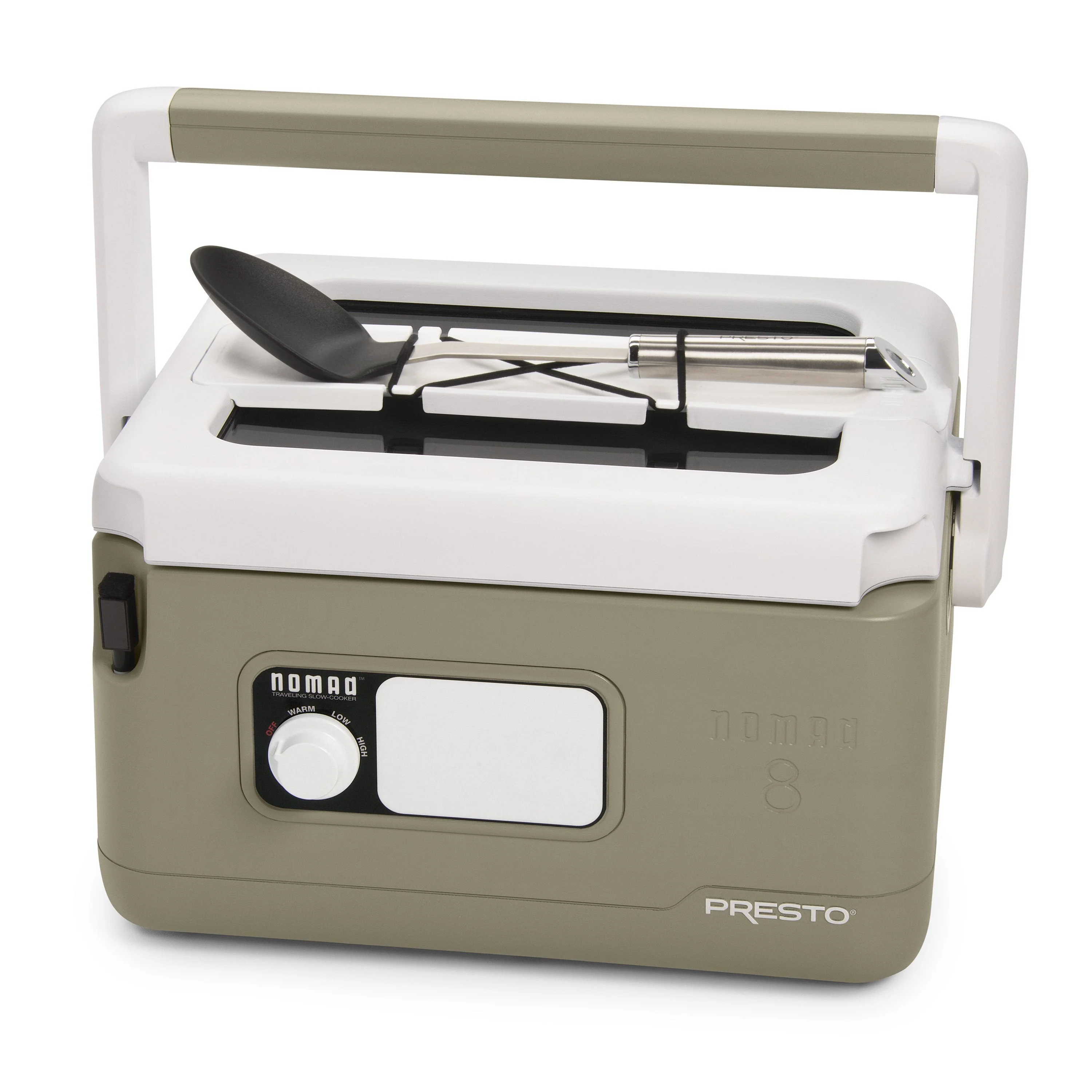 8-Quart Nomad Traveling Slow Cooker in Tan