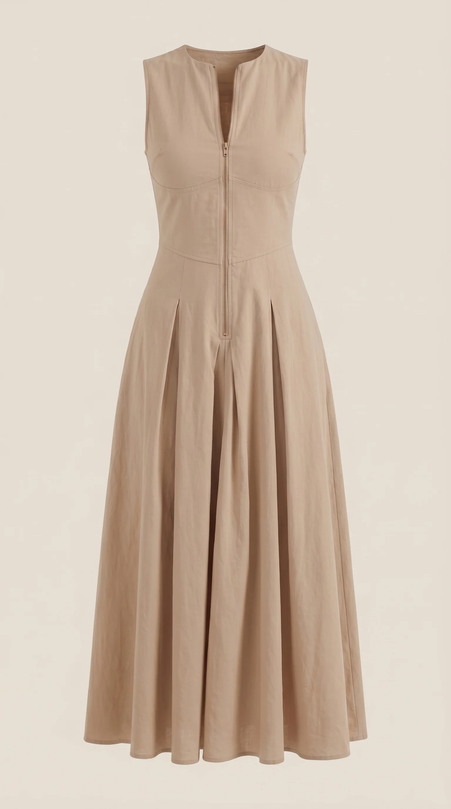 Midi-Kleid mit A-Linie