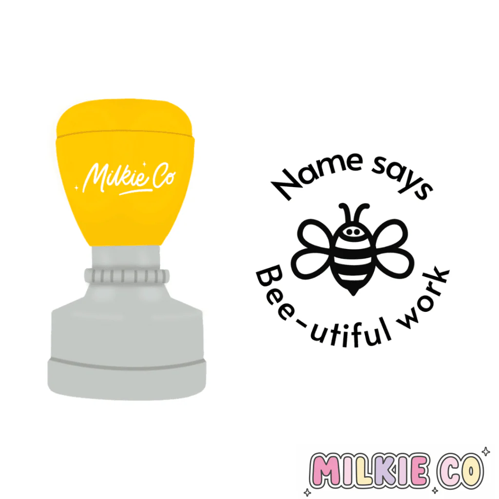 'Bee-utiful work' Stamp