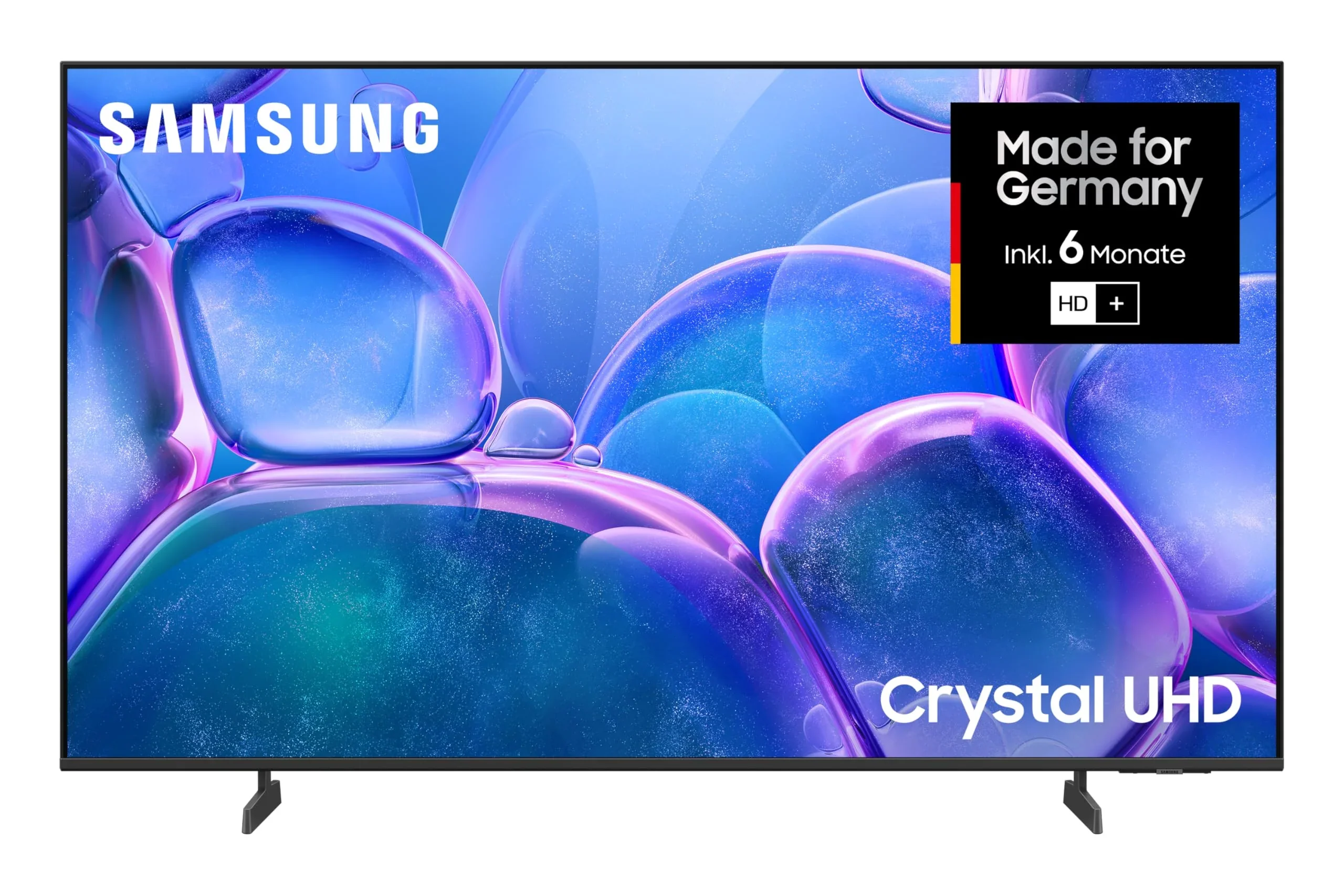 Samsung Crystal UHD 4K U7099F 43 Zoll (108 cm) LED Fernseher, Crystal Prozessor 4K, MetalStream Design, SmartThings, Knox Security, Gaming Hub, AI Upscaling, Kostenlose Inhalte, Smart AI TV