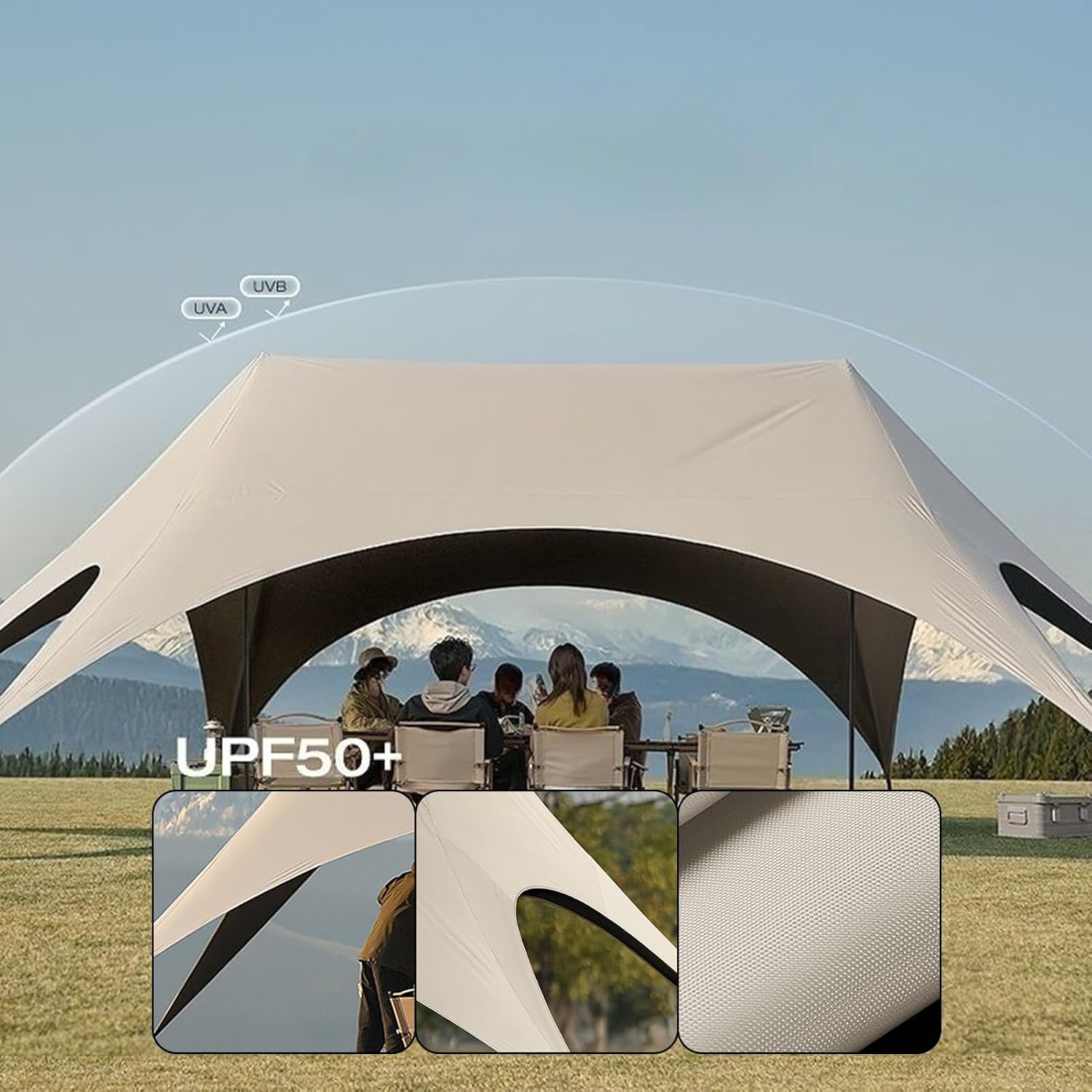 Sonnenschutz für den Außenbereich, Faltbarer Unterstand, robuster Pavillon für Picknick, Garten, Grill, Terrasse