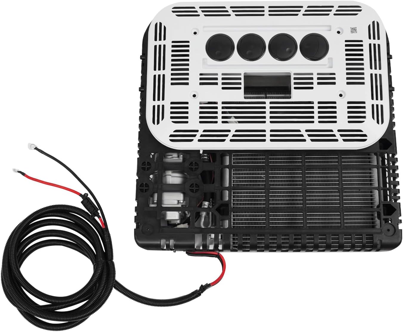 Ultradünne 12V Inverter Dachklimaanlage, leise Elektrische Automotive Split Klimaanlage AC Einheit mit Heiz- und Kühlung, Universelle Passform für Wohnmobil, Wohnwagen, Camping, LKW & Transporter
