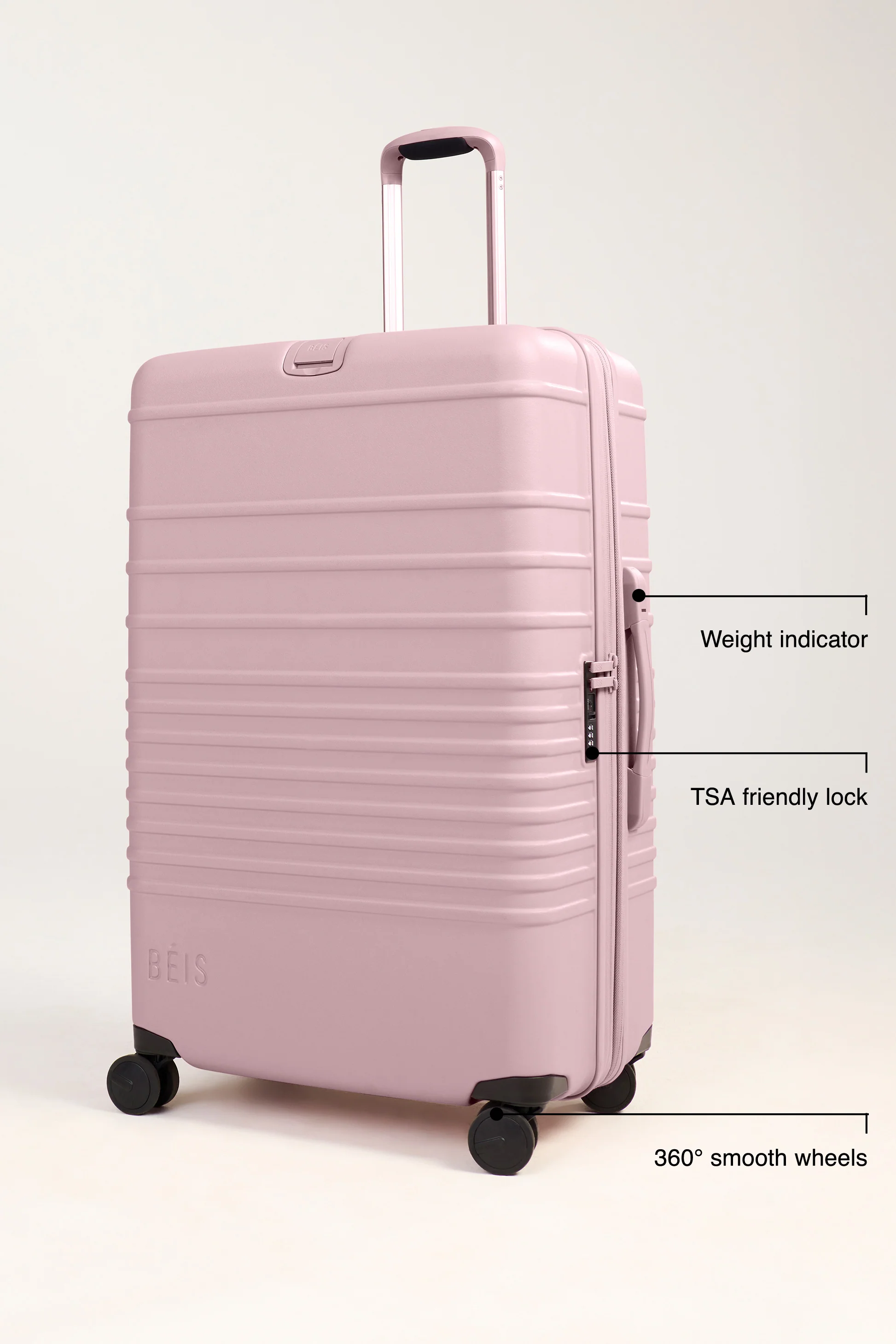 De Large Check-In Roller in Atlas Pink