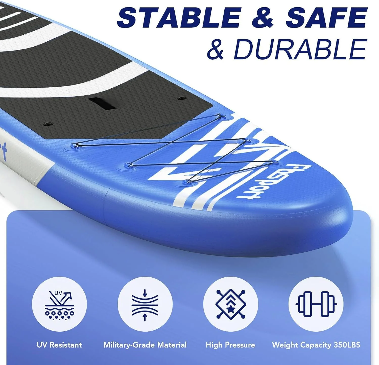 Premium-Stand-Up-Paddle-Board, Yoga-Board mit strapazierf?higem SUP-Zubeh?r und Tragetasche | Breiter Stand, Surf-Kontrolle, rutschfestes Deck, Leine, Paddel und Pumpe f��r Jugendliche und Erwachsene