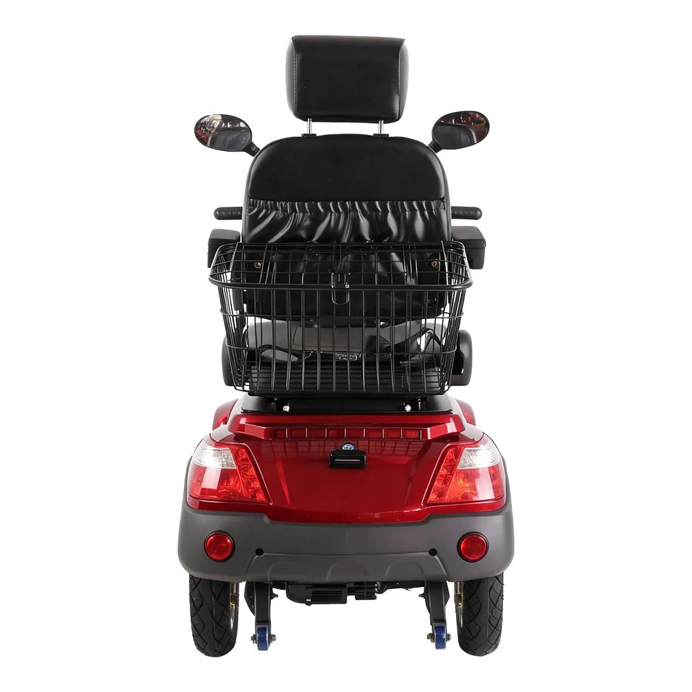4-Wheel Electric Mobility Scooter with 3 Selectable Speed Modes and 500W Motor, 150kg Max Load