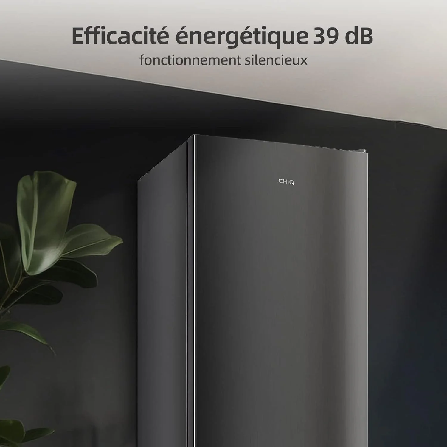 CBM159LEBD Réfrigérateur congélateur bas157 litres, Low Frost, Faible bruit