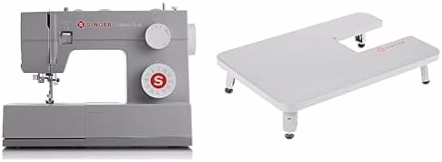 SINGER Heavy Duty 4423 High Speed Sewing Machine with Accessory Kit | Strong Motor With Enhanced Piercing Power. 97 Stitch Applications. Full Metal frame. 1-step Buttonhole & LED Light