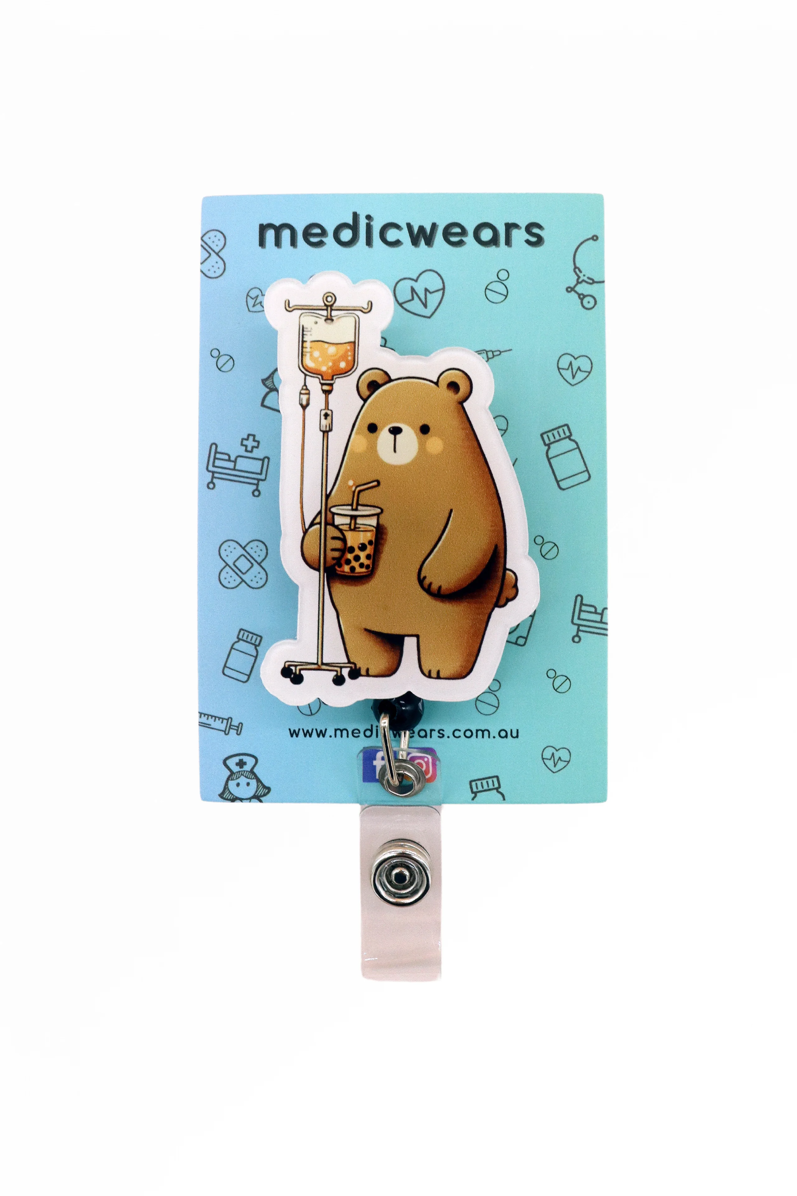 IV Bear Badge Reel