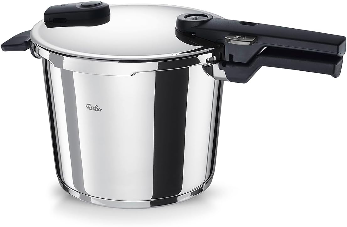 Fissler Vitaquick/Schnellkochtopf (6 L, Ø 22 cm) Edelstahl-Dampfkochtopf, 2-Garstufen, Made in Germany - Induktion