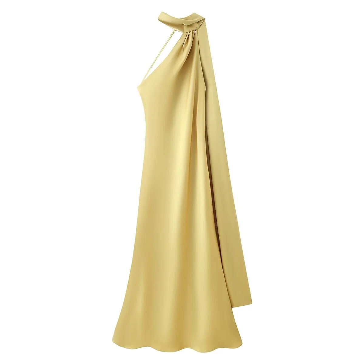 Luxuri?ses Satin-Maxikleid f��r festliche Anl?sse