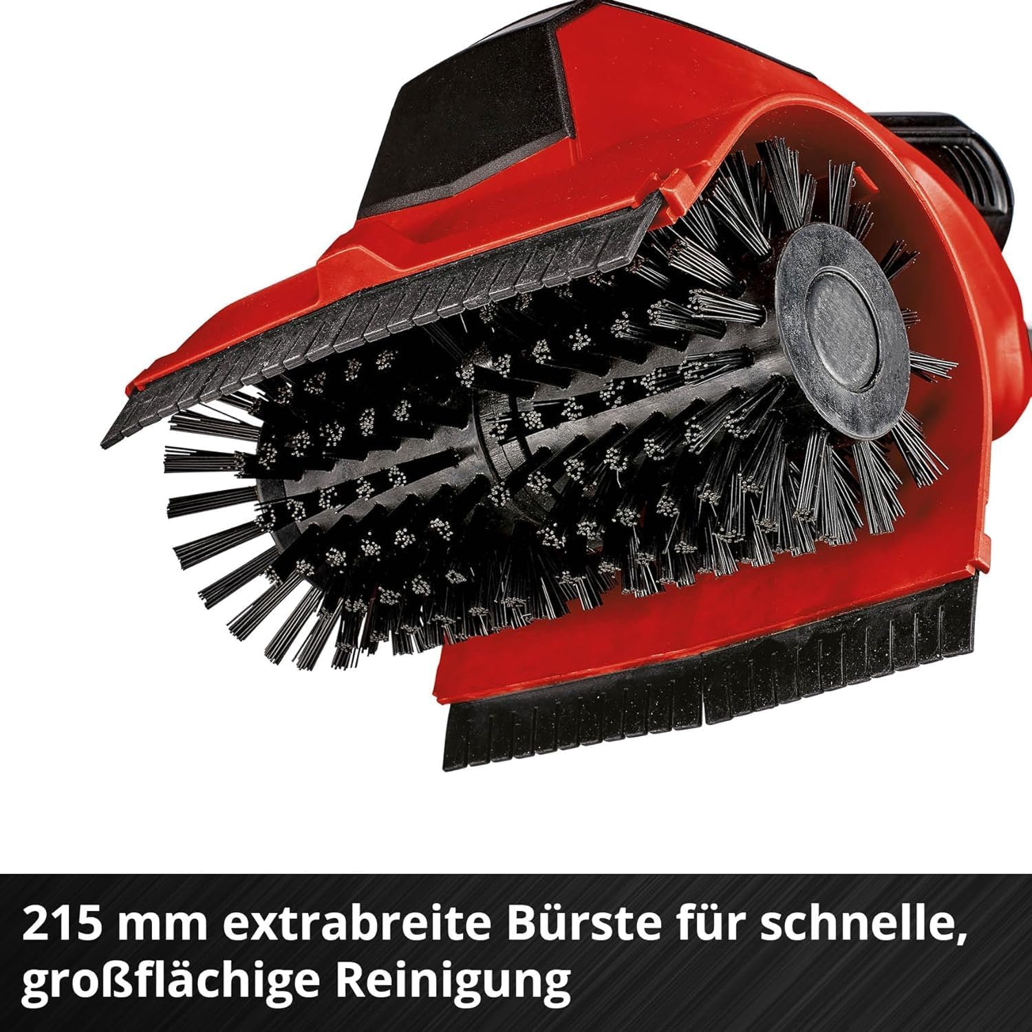 Einhell Akku-Oberflächenbürste PICOBELLA 18/215 Power X-Change (18 V, multifunktionell, integr. Gartenschlauchanschluss, inkl. Bürste MEDIUM, ohne Akku)