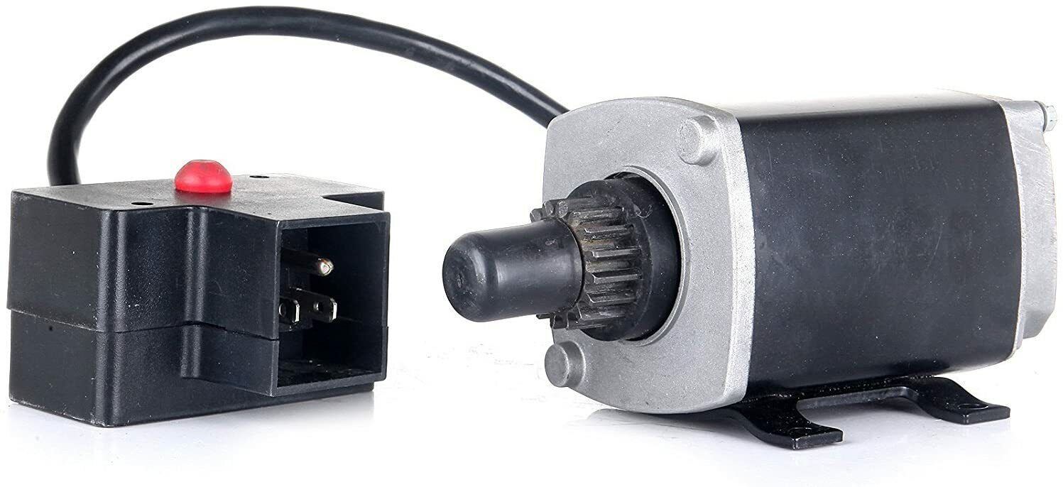 Electric Starter Motor For White Outdoor Snow Boss 1050W Snow Blower Throwers