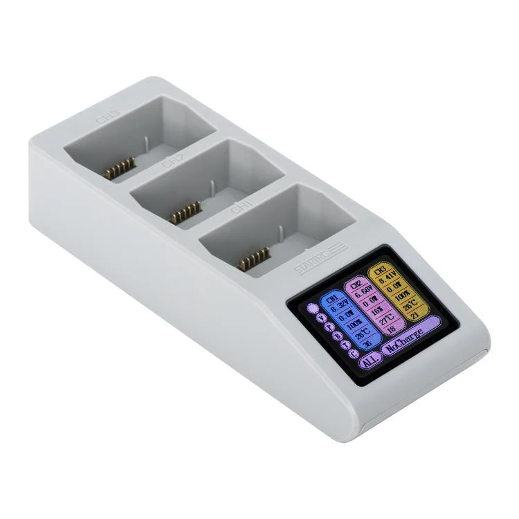 For DJI Mini 5 Pro / Mini 4 / Mini 3 Charging Butler Tri-Battery Charger Hub with Display Screen, For DJI Mini 5 Pro