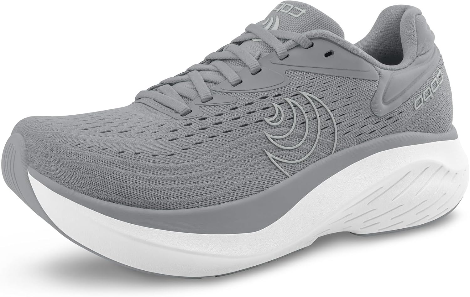 Topo Athletic Atmos 2 Herren-Laufschuhe, leicht, bequem, 5 mm, Sportschuhe für Straßenlauf, Grau/Grau, 41.5 EU