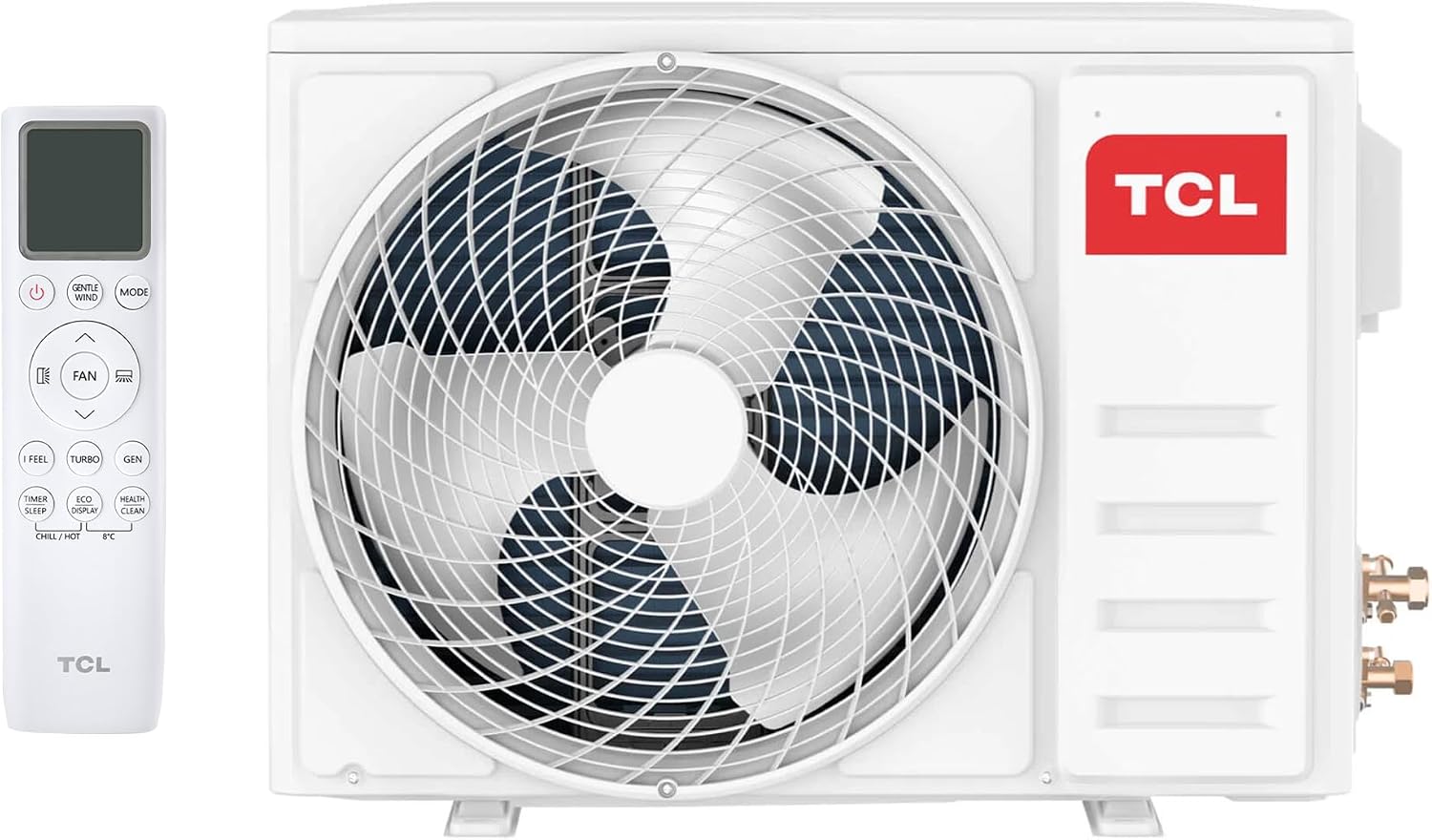TCL Split Klimaanlage 18000BTU Elite XA73 für Räume bis zu 60m² mit Eco und Turbomodus, 4-Wege-Luftstrom, Kühlen, Heizen, Entfeuchten