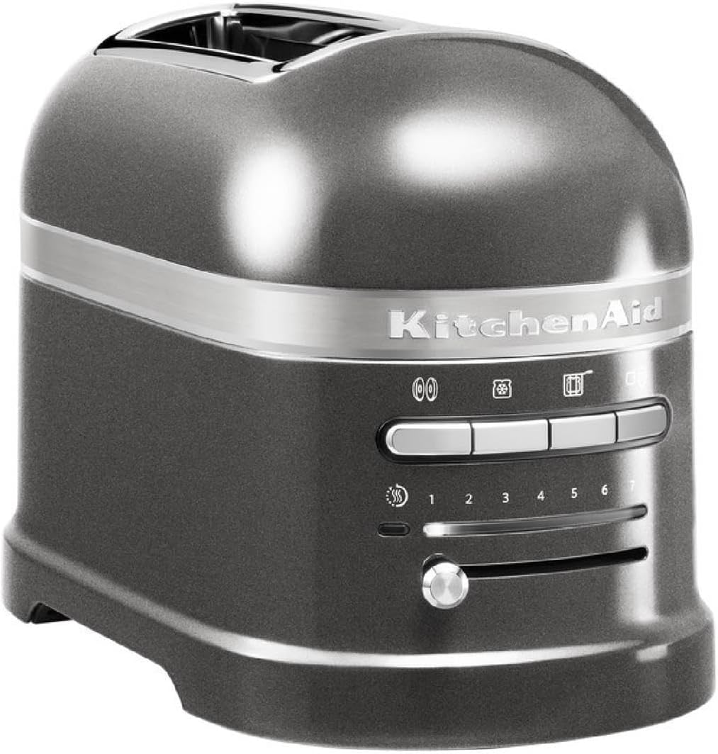 KitchenAid Toaster für 2 Scheiben mit Sandwich-Zange | Artisan | Retro Toast Machine | Verschiedene Funktionen und Bräunungsstufen | Grün
