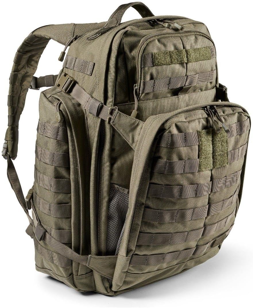 5.11 - Militärischer Taktischer Rucksack - 55L - MoRush 72 - Wasserdicht - ROBUST - Wandern - Trekking - Einsatz - 25 Fächer - Fach für Trinksystem - Reiserucksack Herren Damen