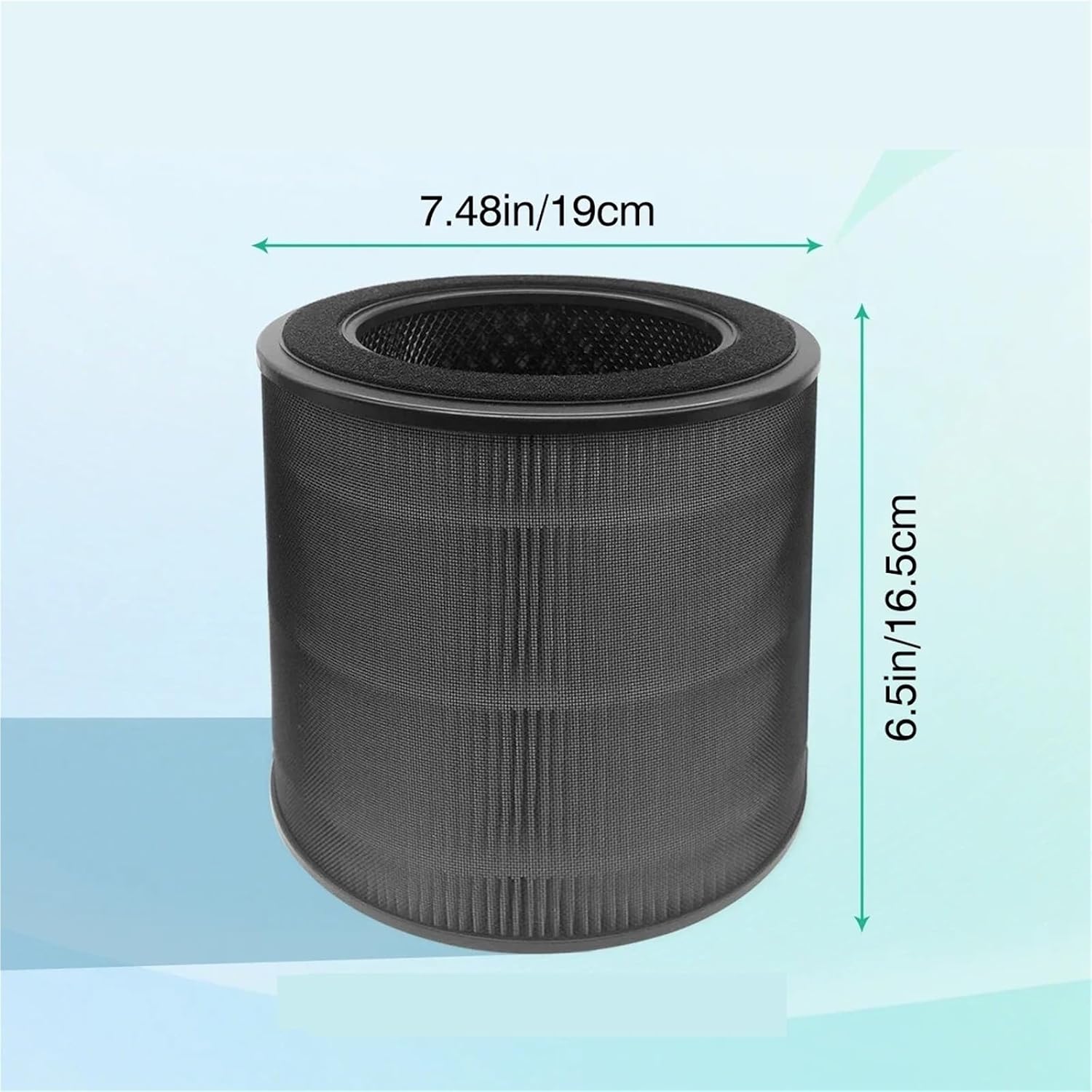 Kompatibel for Dreo DR-HAP005S HEPA-Luftreiniger-Ersatzfilter, 2er-Pack